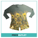 Giambattista Valli - Teal Peacock Feather Jumper - Size 42 - BRAND NEW WITH TAGS