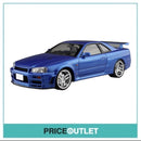 Initial D - Aoshima 1/24 Hoshino Kozo BNR34 Skyline GT-R Model Kit (Blue) - Damaged Box