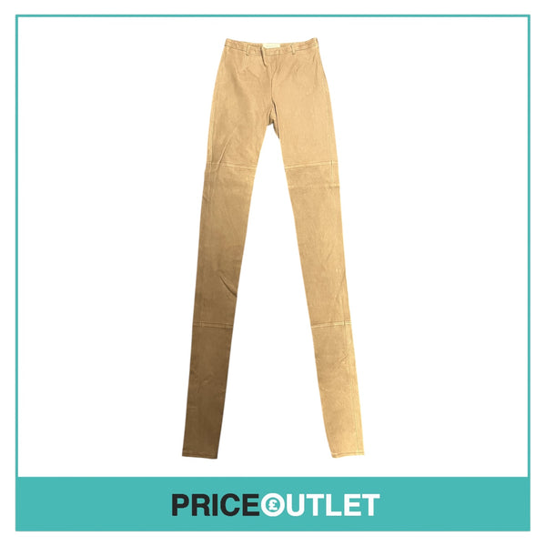 Maison Martin Margiela - Brown Leather Skinny Trousers - Size 42 - BRAND NEW WITH TAGS