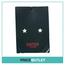 Sister by Sibling - Black Knit Pencil Skirt with 3D Green Flowers - Size S - BRAND NEW WITH TAGS