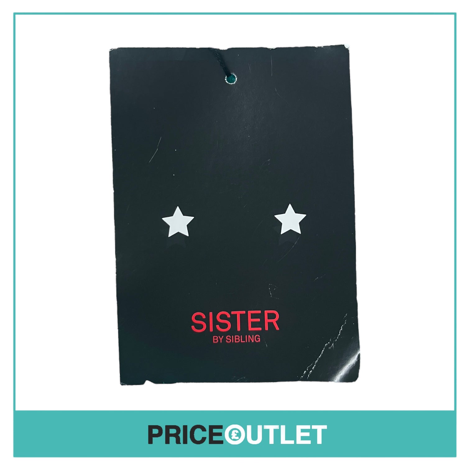 Sister by Sibling - Black Knit Pencil Skirt with 3D Green Flowers - Size S - BRAND NEW WITH TAGS