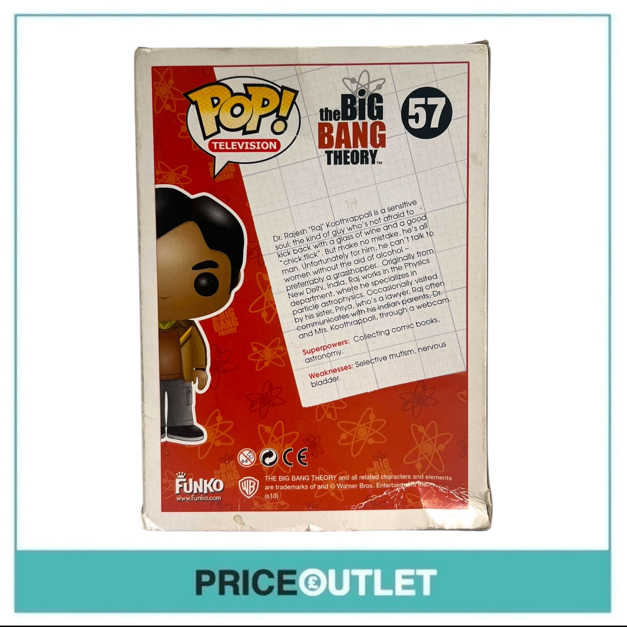 Funko - The Big Bang Theory - Raj Koothrappali