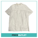 Yang Li - White Oversized Open Back Shirt - Size 38 - BRAND NEW WITH TAGS