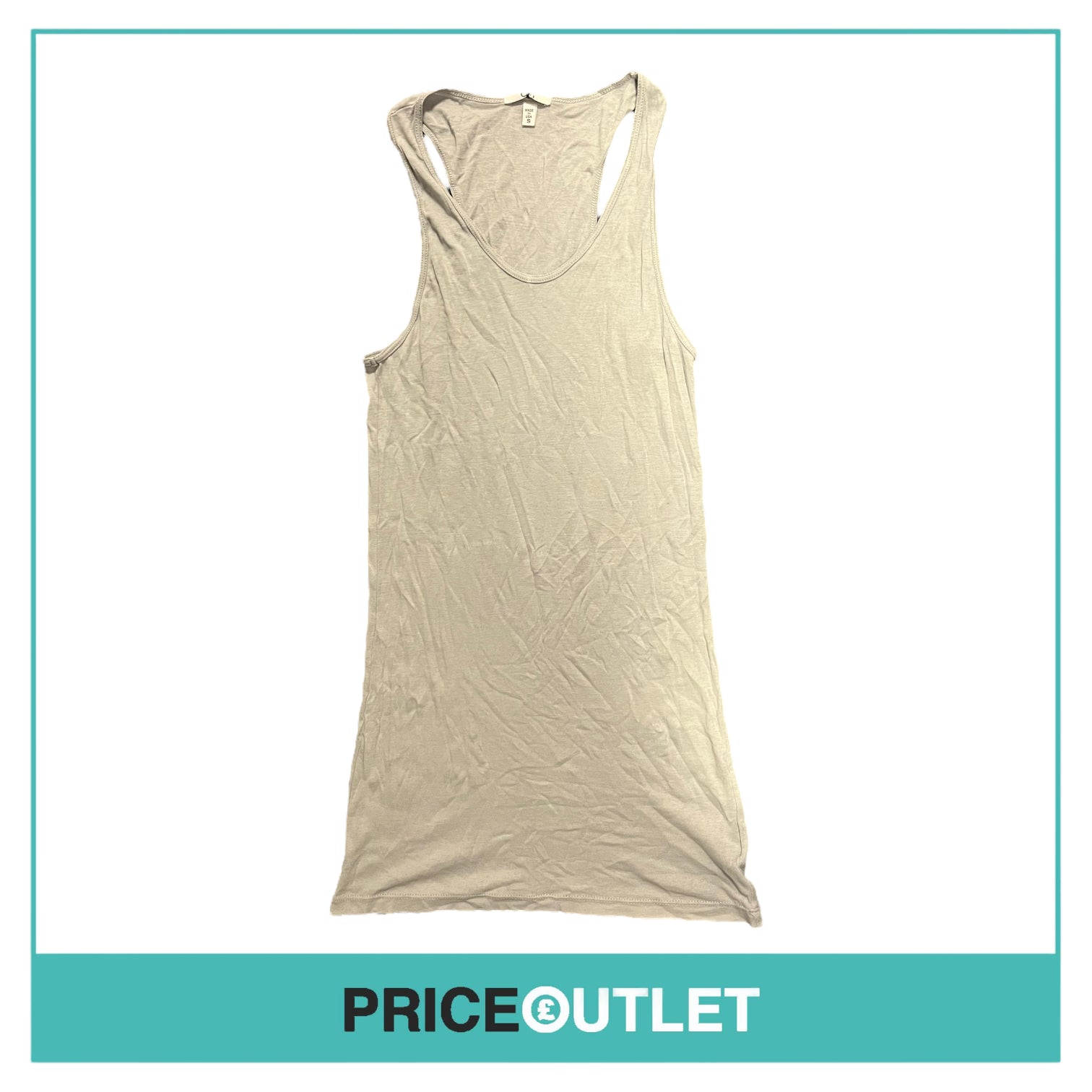 Clu - Light Grey Basic Tank Top - Size S - BRAND NEW WITH TAGS