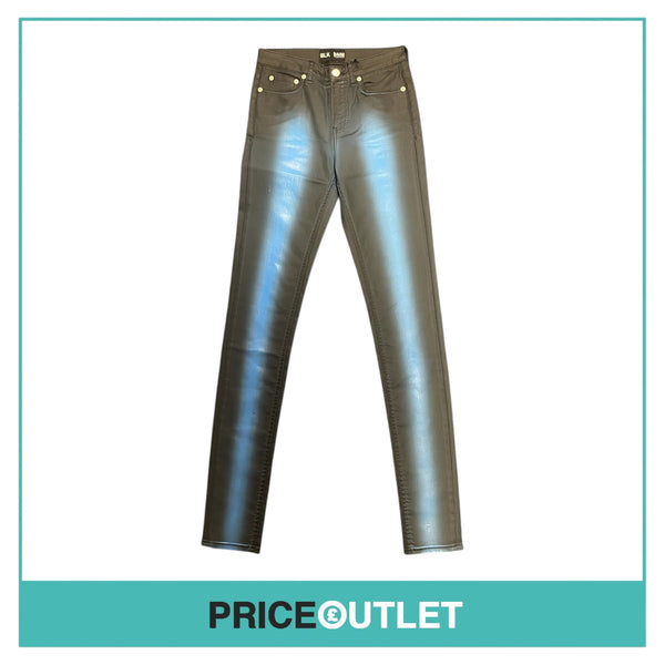BLK DNM - Black Skinny Jeans with Blue Stripes - Size 26/34 - BRAND NEW WITH TAGS