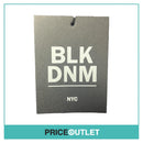 BLK DNM - Black T-Shirt with Shoulder Notches - Size M - BRAND NEW WITH TAGS