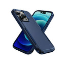 Blue phone case on a white background