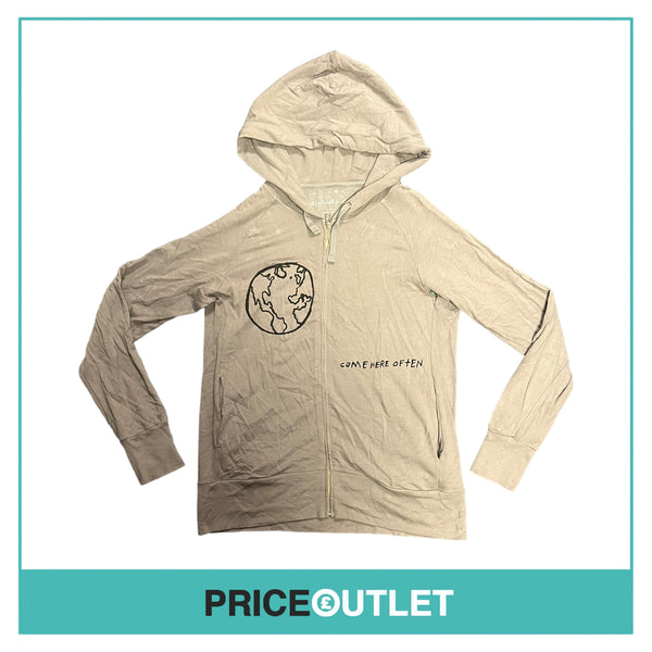 Creative Growth for Everybody - 'Come Here Often' Grey Zip Hoodie - Size L - BRAND NEW WITH TAGS