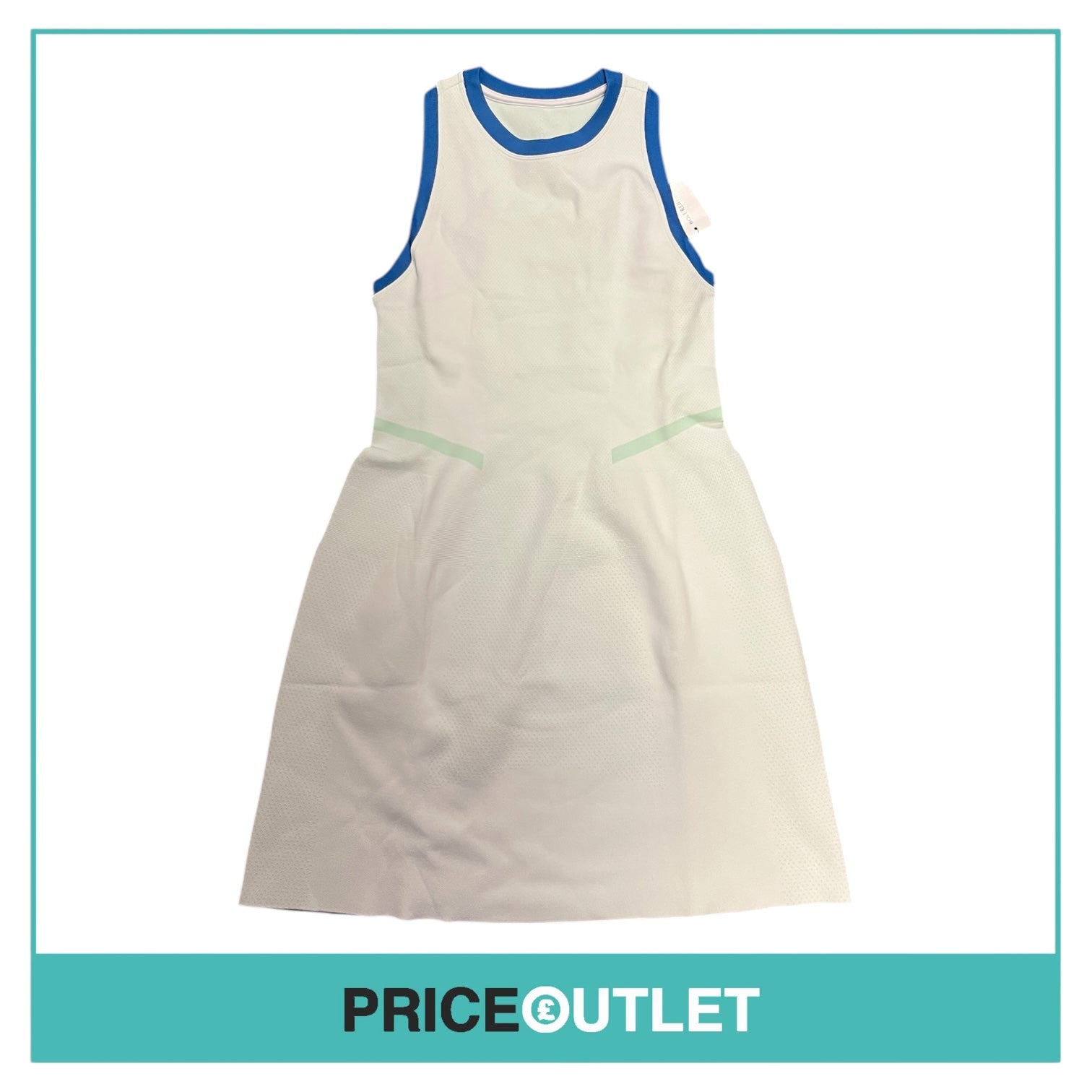 Sweaty Betty - Green Workout Dress with Blue Binding - Size S - BRAND NEW