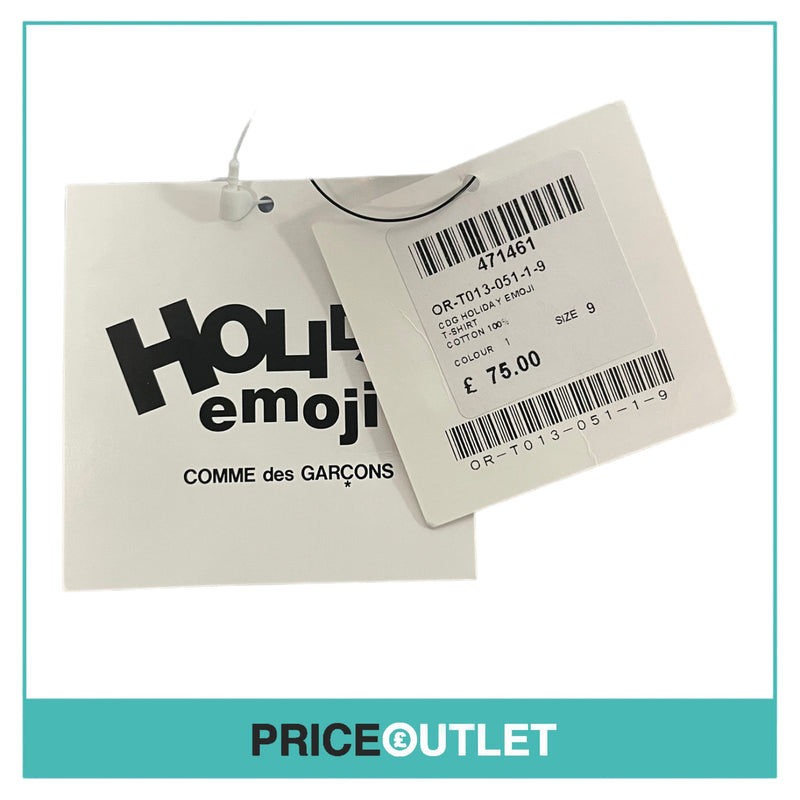 Comme des Garçons - Holiday Emoji T-Shirt - Size XS - BRAND NEW WITH TAGS