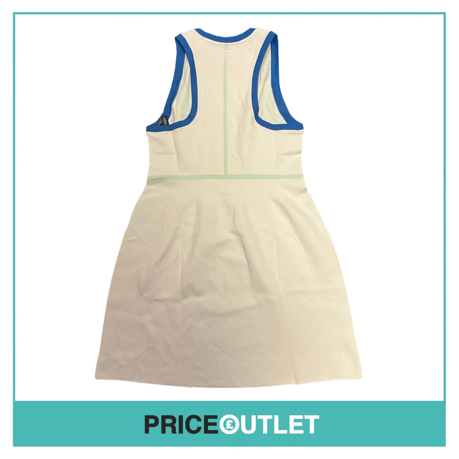 Sweaty Betty - Green Workout Dress with Blue Binding - Size L - BRAND NEW