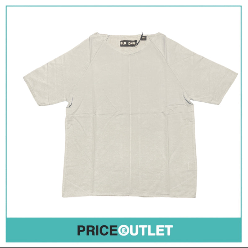 BLK DNM - Ice Blue Distressed T-Shirt - Size S - BRAND NEW WITH TAGS