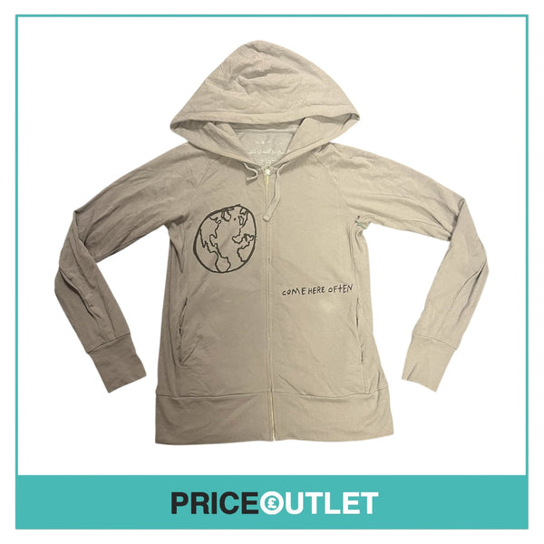 Creative Growth for Everybody - 'Come Here Often' Grey Zip Hoodie - Size S - BRAND NEW WITH TAGS