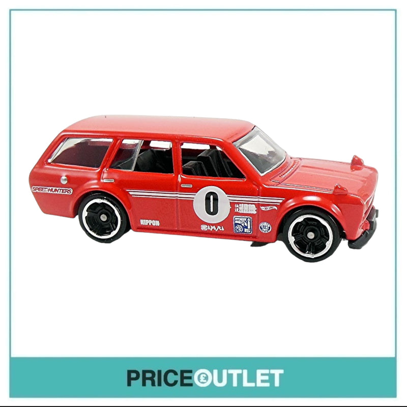 Hot Wheels Workshop - '71 Datsun Bluebird 510 Wagon (Red) - Damaged Box