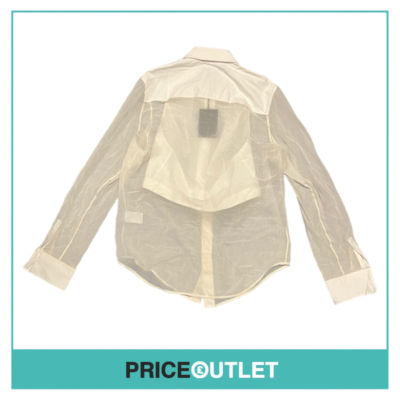 Alexander Wang - White Double Layer Shirt - Size 4 - BRAND NEW WITH TAGS