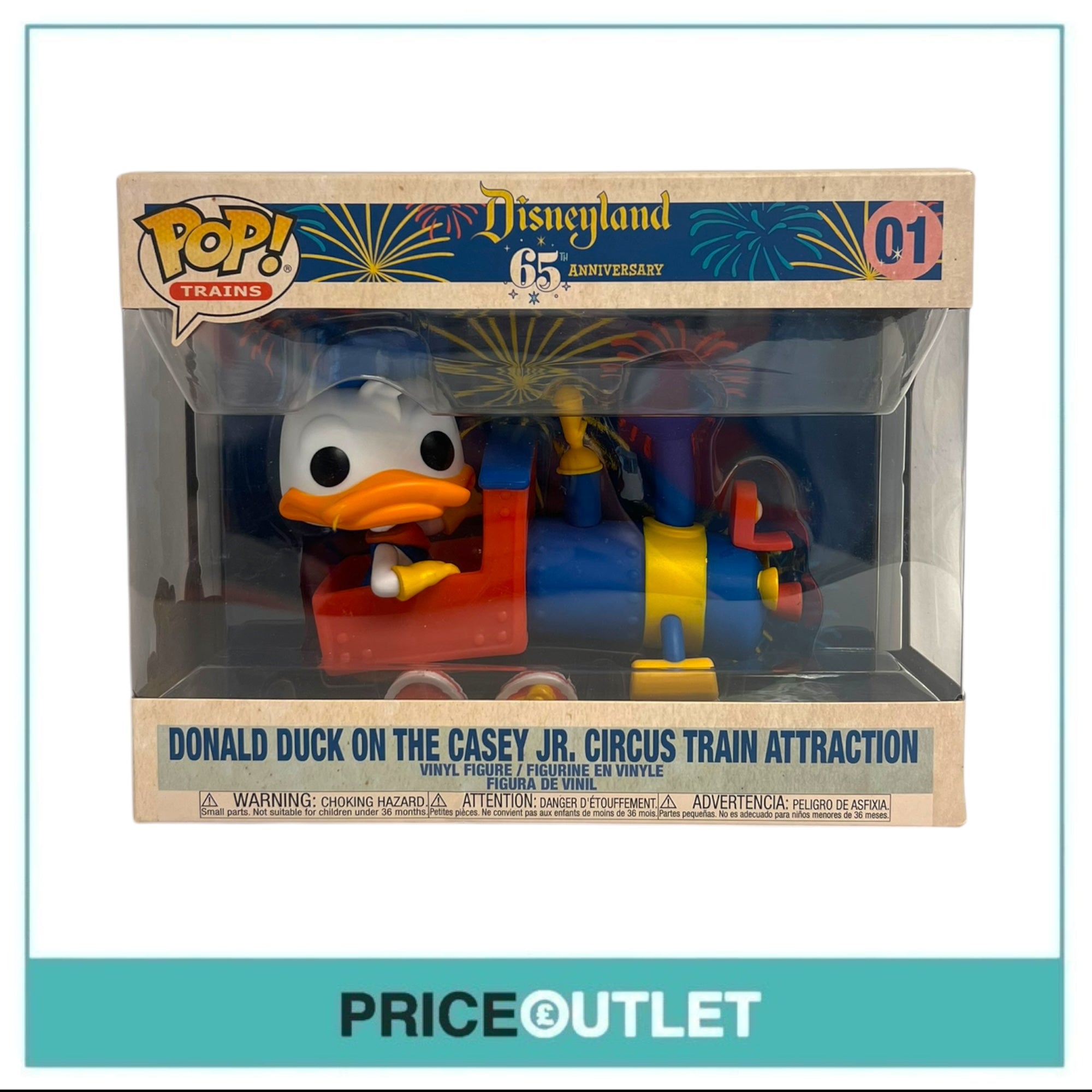 Funko Trains - Donald Duck on the Casey Jr. Circus Train Attraction