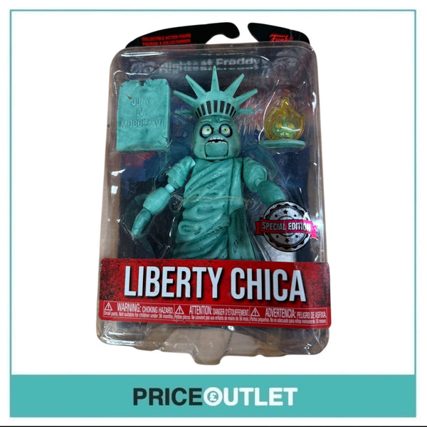 Funko - FNAF Liberty Chica Action Figure (Damaged)