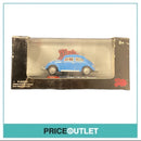 Malibu International - Volkswagen Classical Beetle Model Diecast (Blue) - Damaged Box