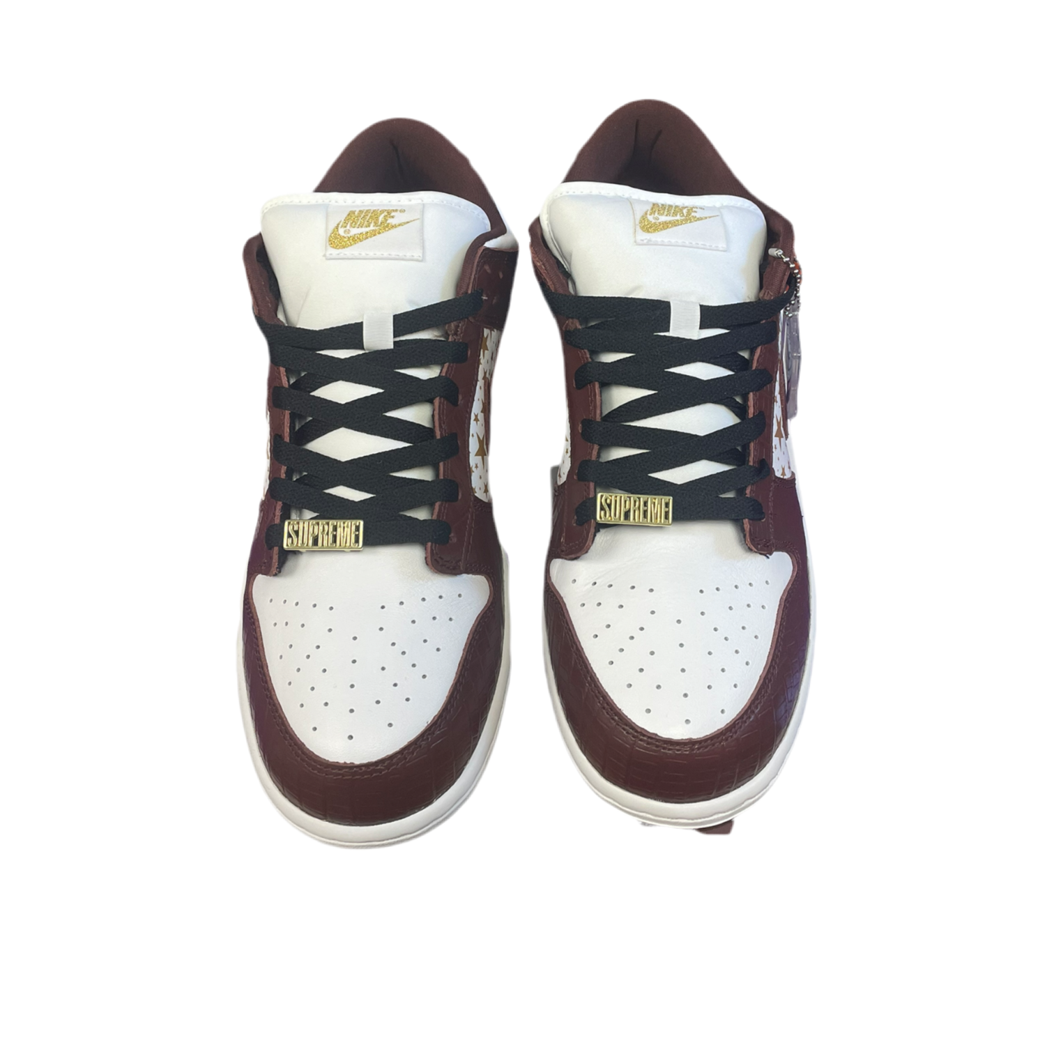 Nike - SB Dunk Low Supreme Stars Barkroot Brown (2021) - UK 10.5