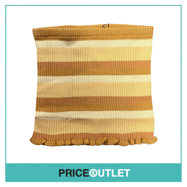 The Ragged Priest - Neutral Chunky Knitted Stripe Mini Skirt - Size M - BRAND NEW WITH TAGS