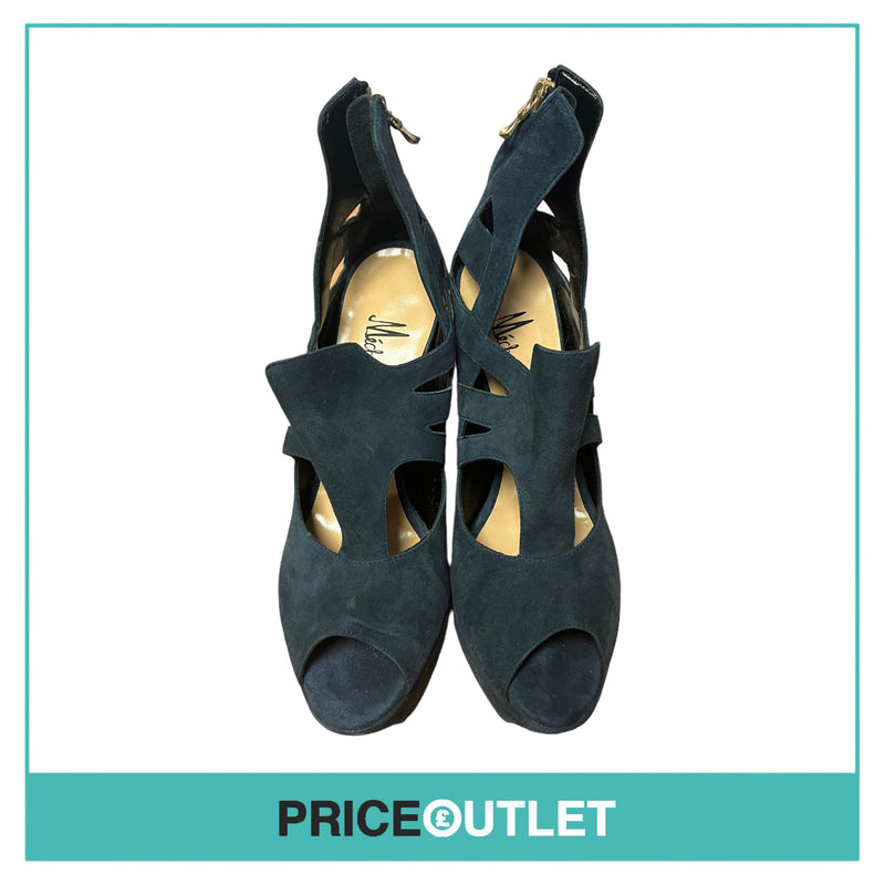 Méchante - Navy Suede Heels - Size 40 - BRAND NEW WITH TAGS