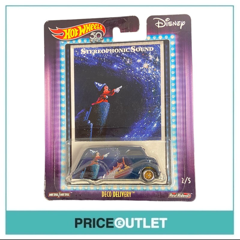 Hot Wheels Disney - Fantasia Deco Delivery (Blue) - Damaged Box