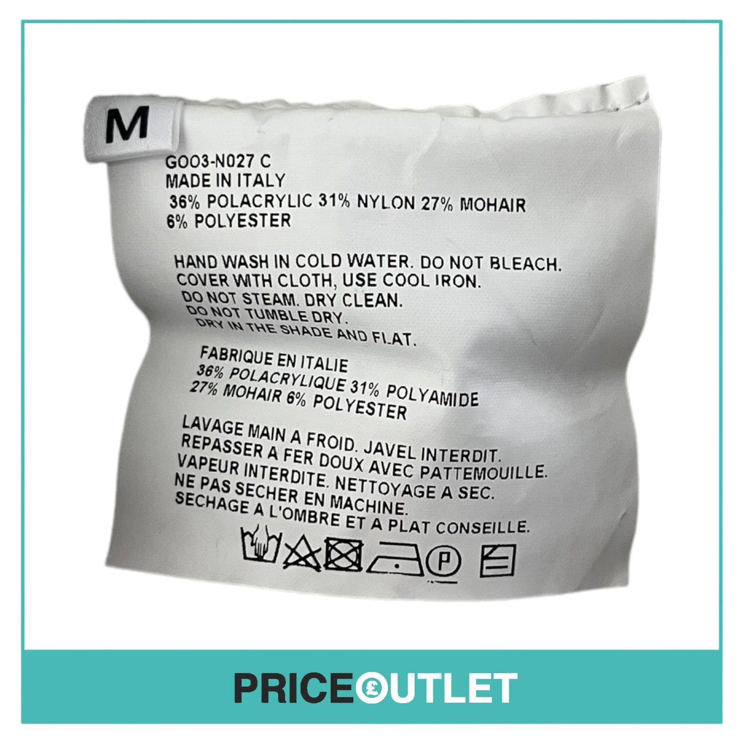 Gosha Rubchinskiy - Sparkly Mohair Jumper - Size M - BRAND NEW