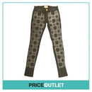 Marni x Current Elliott - Black Skinny Jeans with Pearl Print - Size 25 - BRAND NEW WITH TAGS