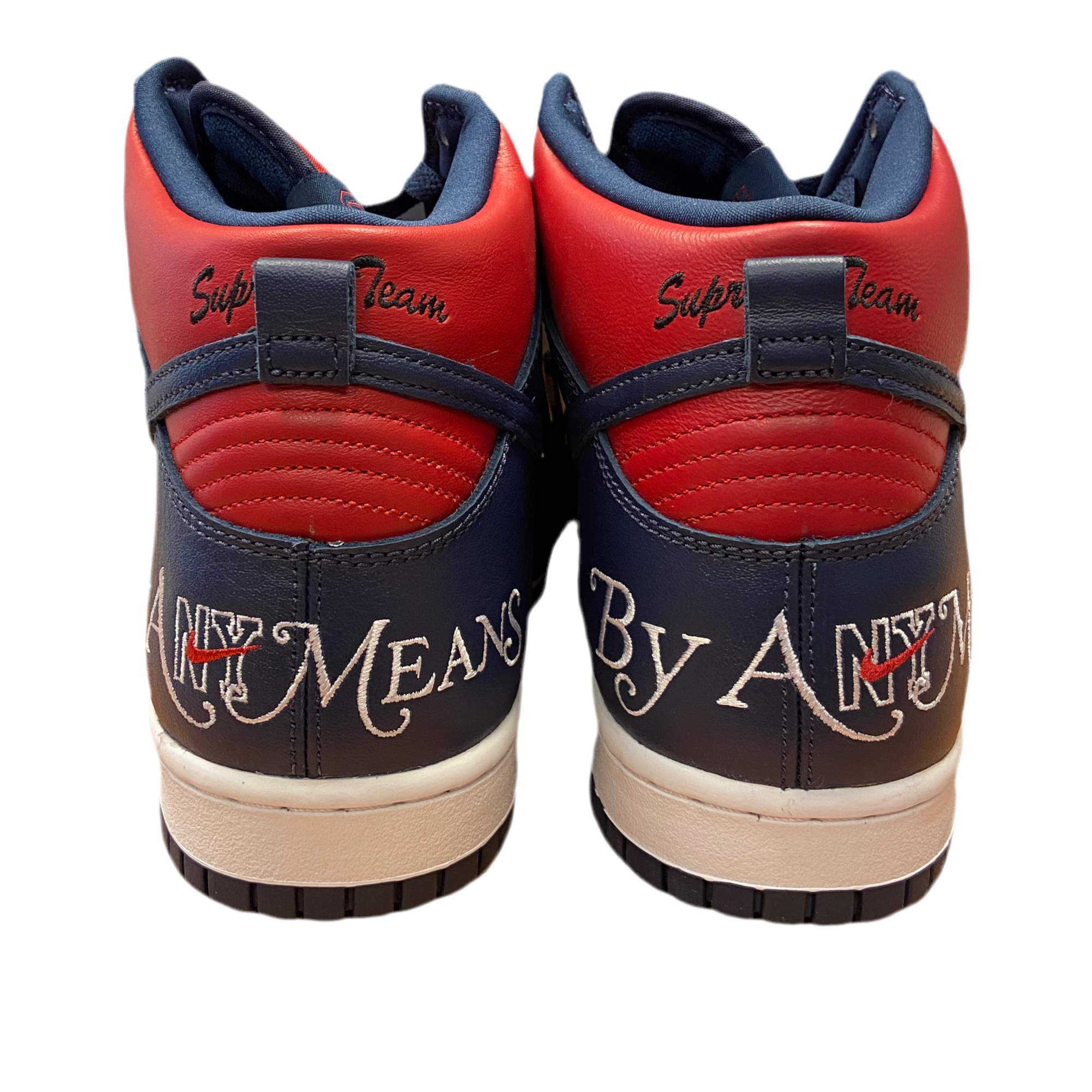 Supreme - Dunk High SB 'By Any Means - Red Navy'