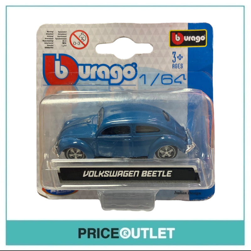 Bburago - Volkswagen Beetle Die Cast (Blue) - Damaged Box