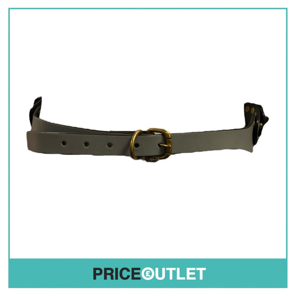 Fleet Ilya - Grey Curved Jointed Belt - Size S - BRAND NEW WITH TAGS