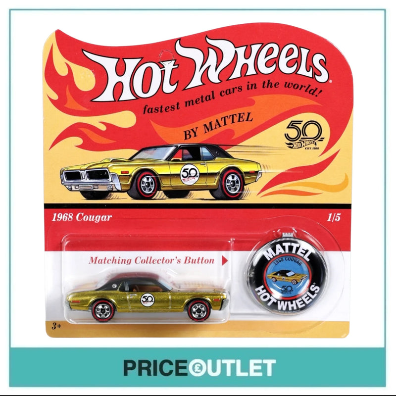 Hot Wheels - 50th Anniversary 1968 Cougar (Gold)