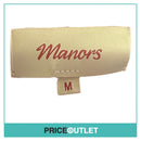 Manors Golf - Check Knit Polo Shirt - Burnt Orange - Size M - BRAND NEW