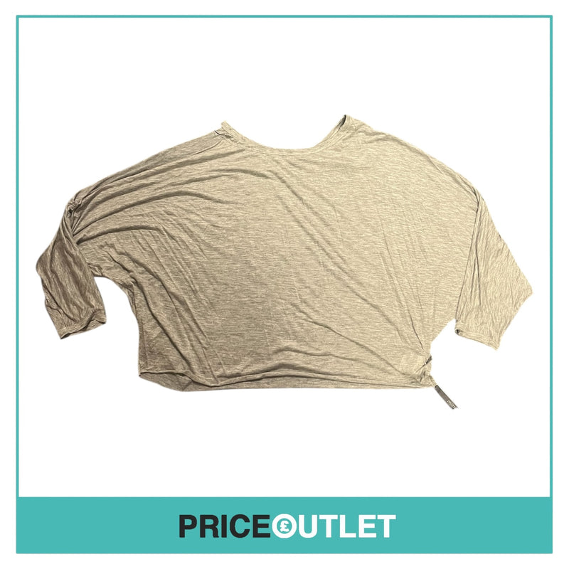 Miim - Grey Threaded Shoulder Top - Size XS - BRAND NEW WITH TAGS