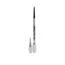 Makeup brush with decorative handle on a white background