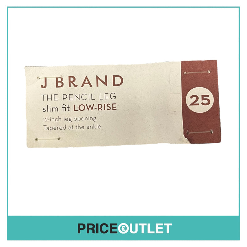 J Brand - 12” Pencil Leg Jeans - Size 25 - BRAND NEW WITH TAGS