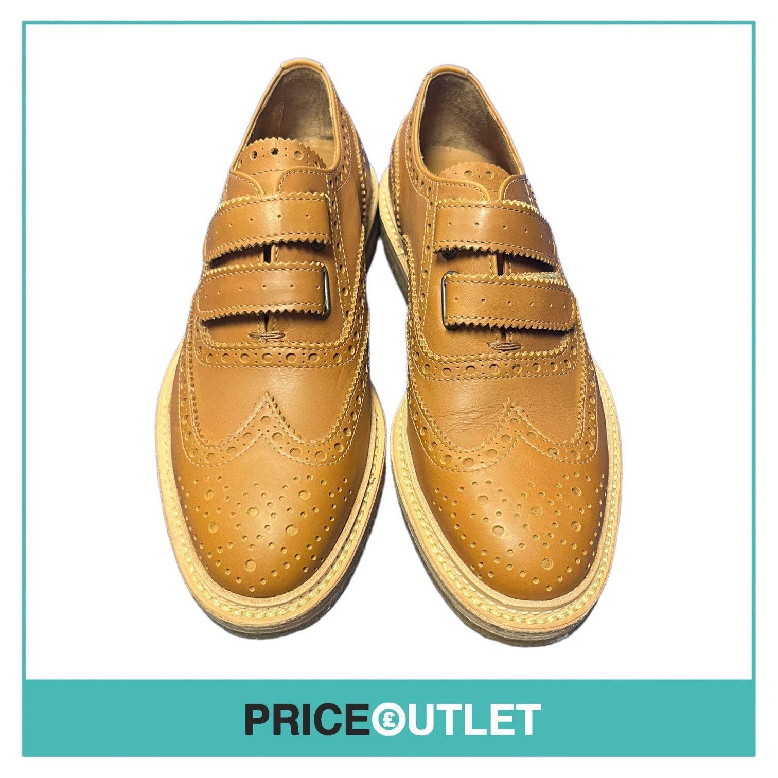 Weber Hodel Feder - Tan Leather Brogues - Size 38 - BRAND NEW