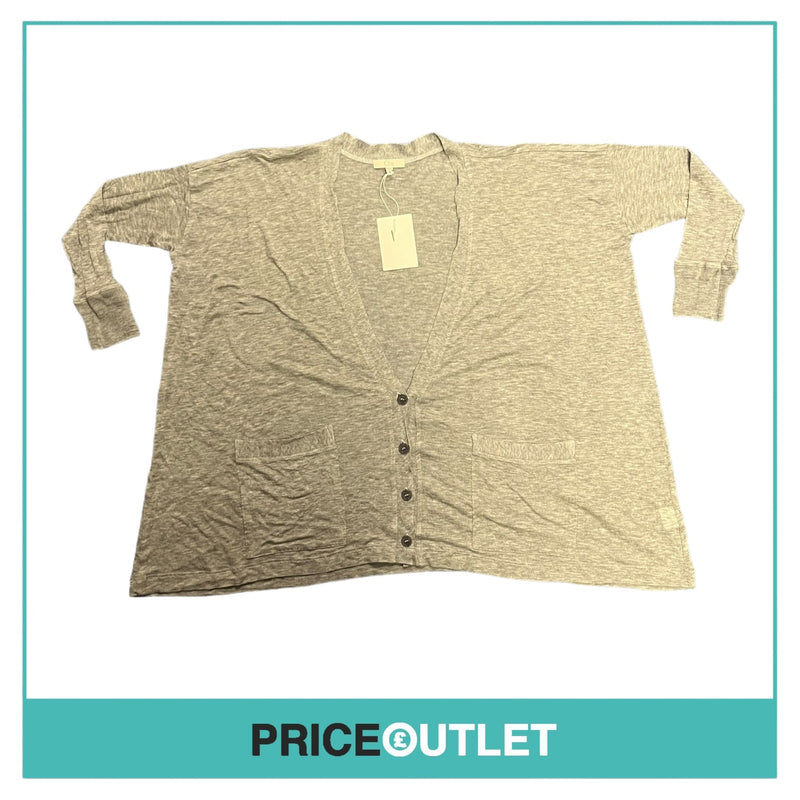 Clu - Grey Loose Fit Cardigan - Size XS - BRAND NEW WITH TAGS