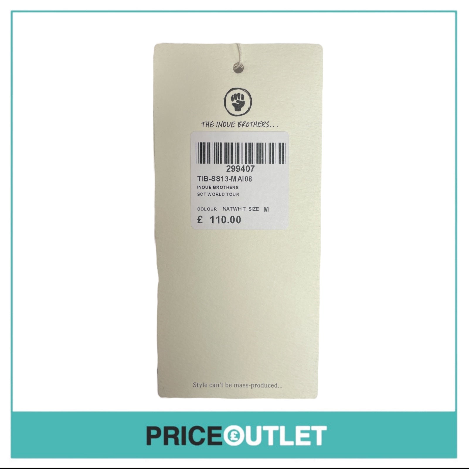 Inoue Brothers - SCT World Tour White T-Shirt - Size M - BRAND NEW WITH TAGS