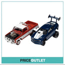 Johnny Lightning Zingers - 2011 Chevy Camaro & 1973 Chevy Cheyenne 10 Fleetside 2-Pack - Damaged Box