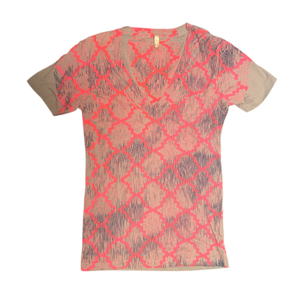 Salvor - Pink and Grey Lobby T-Shirt - Size M - BRAND NEW WITH TAGS