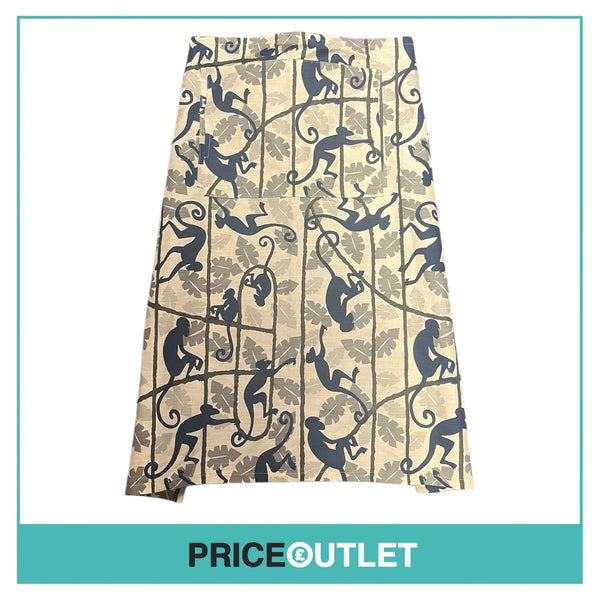 Egg - Monkey Print Apron with Pockets - Size OS - BRAND NEW WITH TAGS
