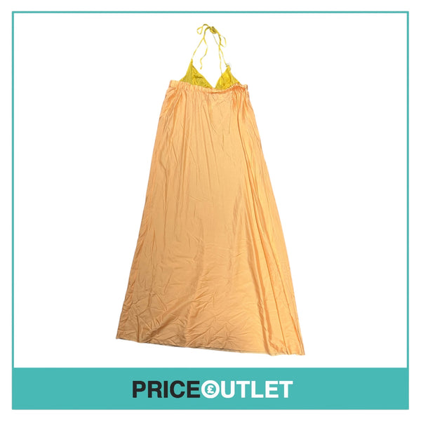 Sacai Luck - Yellow and Peach Long Dress - Size 3 - BRAND NEW WITH TAGS