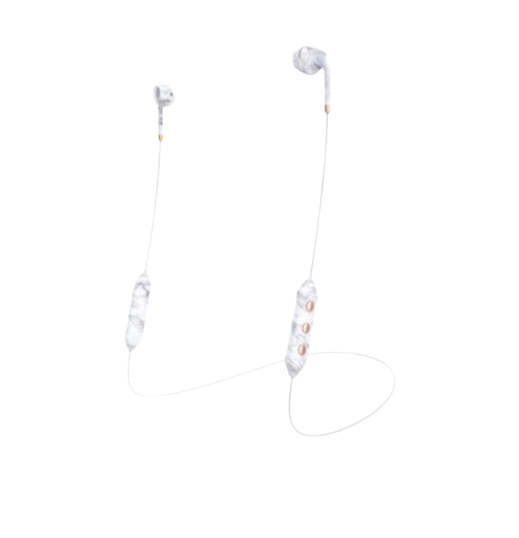 Happy Plugs Stockholm Wireless ll - Wireless Headphones - White Marble - BRAND NEW