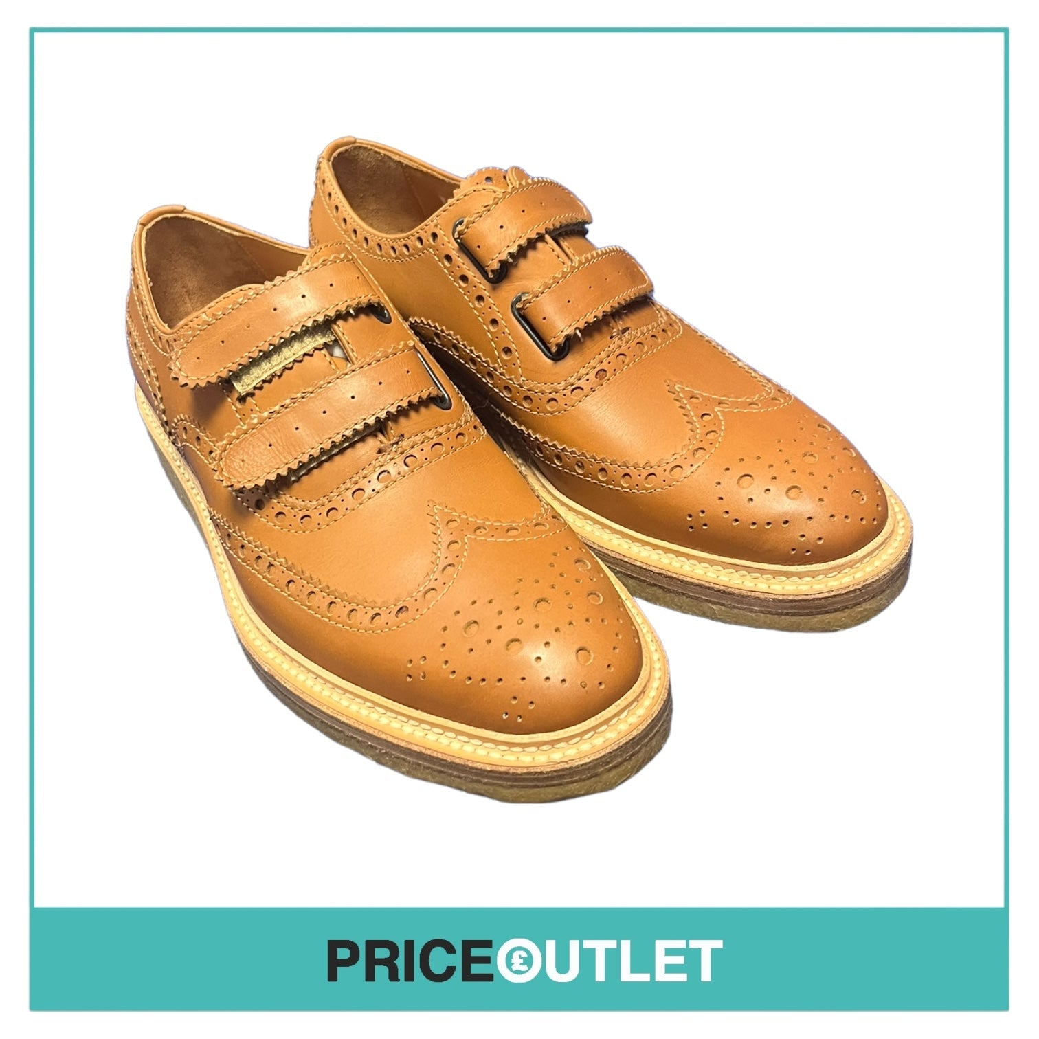 Weber Hodel Feder - Tan Leather Brogues - Size 40 - BRAND NEW