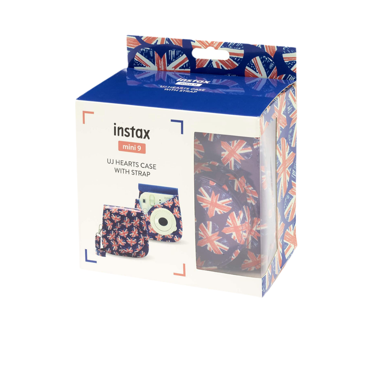 Fujifilm Instax mini 9 Accessory Kit - Union Jack Camera Case W/ Strap