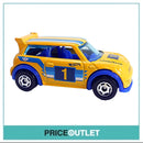 Hot Wheels Flying Customs - Mini Cooper S Challenge (Yellow)  - Damaged Box