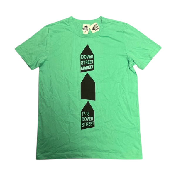 Dover Street Market - Mint Green Triple Logo T-Shirt - Size S - BRAND NEW WITH TAGS