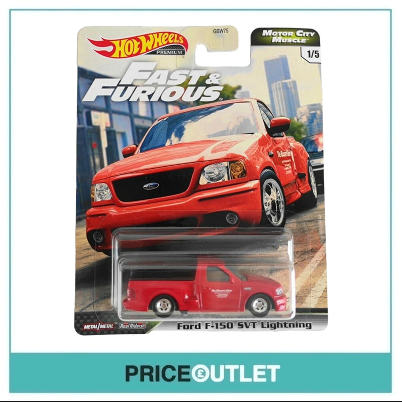Hot Wheels Fast & Furious - Motor City Muscle Ford F-150 SVT Lightning (Red)