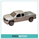 Majorette Pickup Series - Chevrolet Silverado (Silver) - Damaged Box